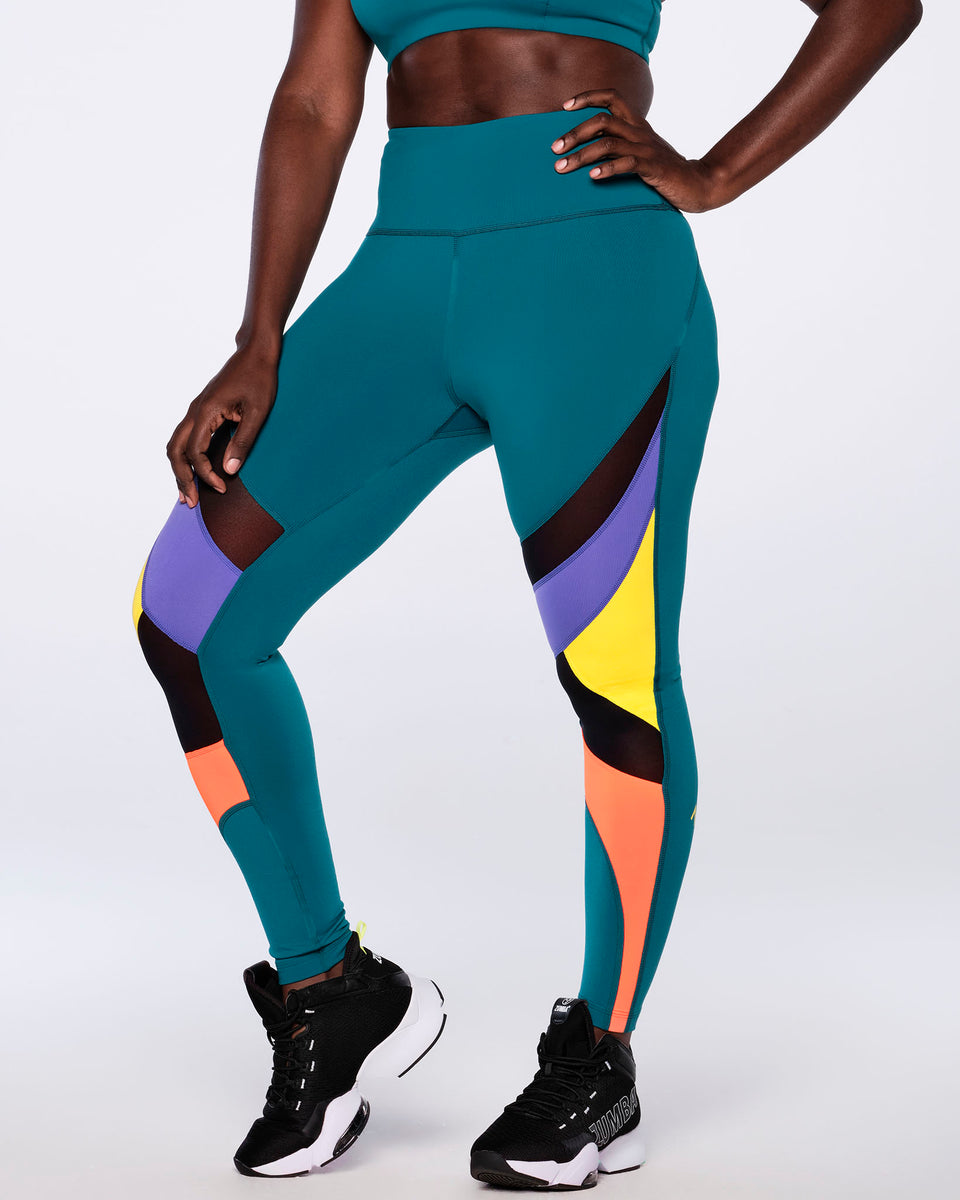 Zumba Muy Caliente High Waisted Ankle Leggings
