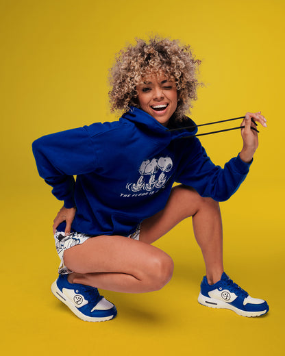 Zumba X Peanuts Unisex Pullover Hoodie - Blue