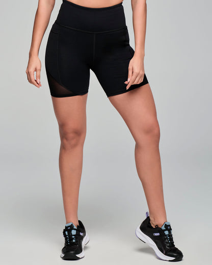 Strong ID Electric High Waisted Biker Shorts With Pockets