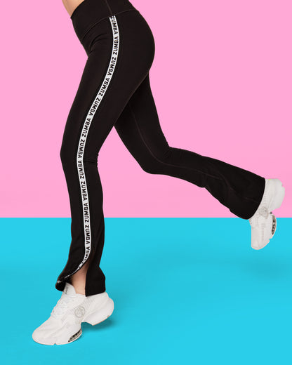 Zumba Upbeat Split Leg Flare Leggings