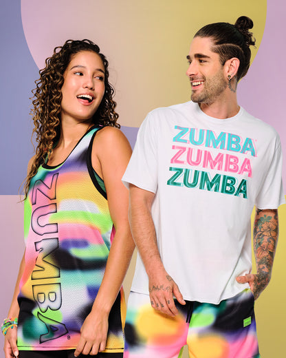 Zumba Tropidelic Mesh Basketball Tank