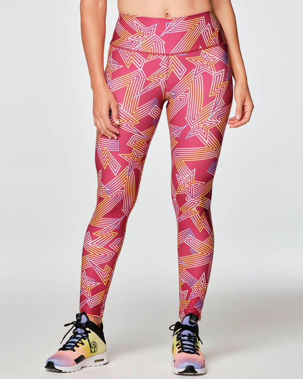 Zumba Roller Derby High Waisted Leggings