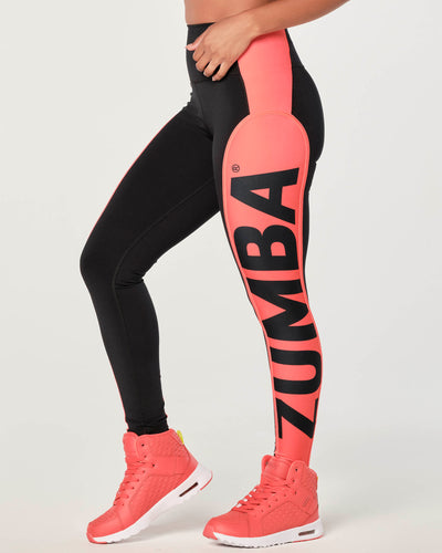 Zumba Creatives Unite High Waisted Ankle Leggings