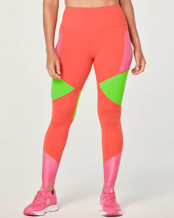 Free To Create High Waisted Panel Leggings