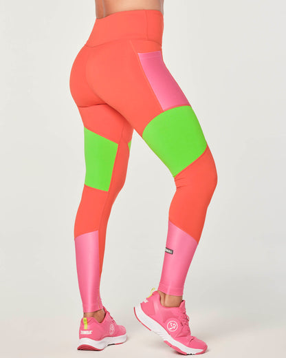 Free To Create High Waisted Panel Leggings