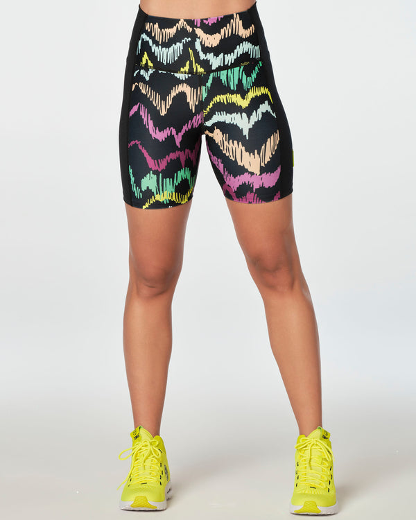 Zumba Transform High Waisted Biker Shorts