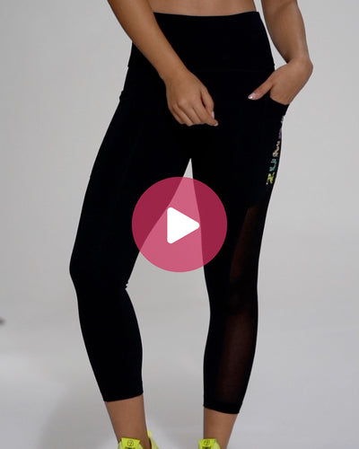 Women's Ultra High-Rise Rib Leggings - All In Motion™ Pink L