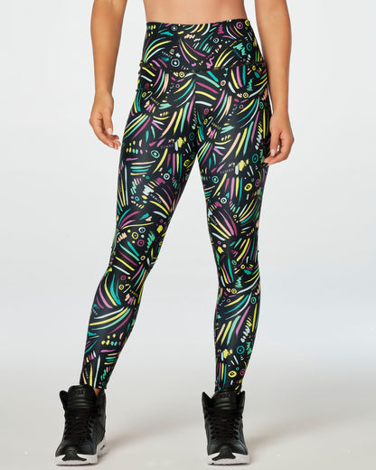 Zumba Transform High Waisted Ankle Leggings