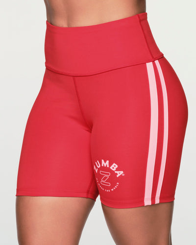 Retro Zumba High Waisted Biker Shorts