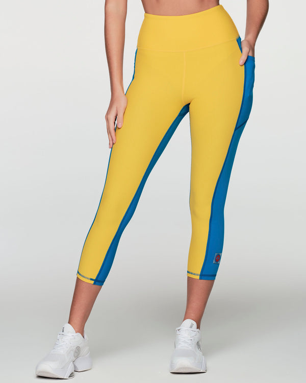 Zumba Bold High Waisted Crop Leggings