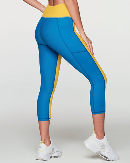 Zumba Bold High Waisted Crop Leggings