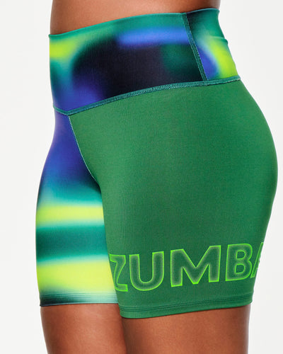 Zumba Tropidelic High Waisted Biker Shorts