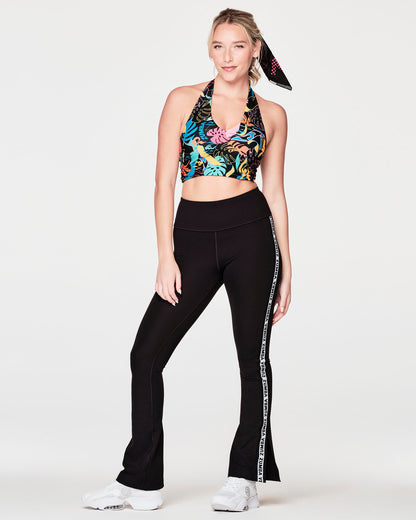 Zumba Upbeat Split Leg Flare Leggings