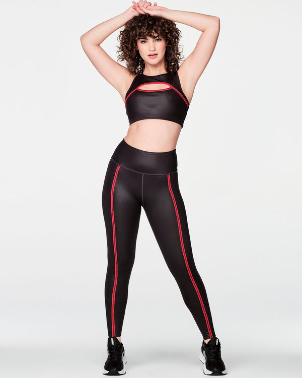 Zumba Glossin' High Waisted Ankle Leggings