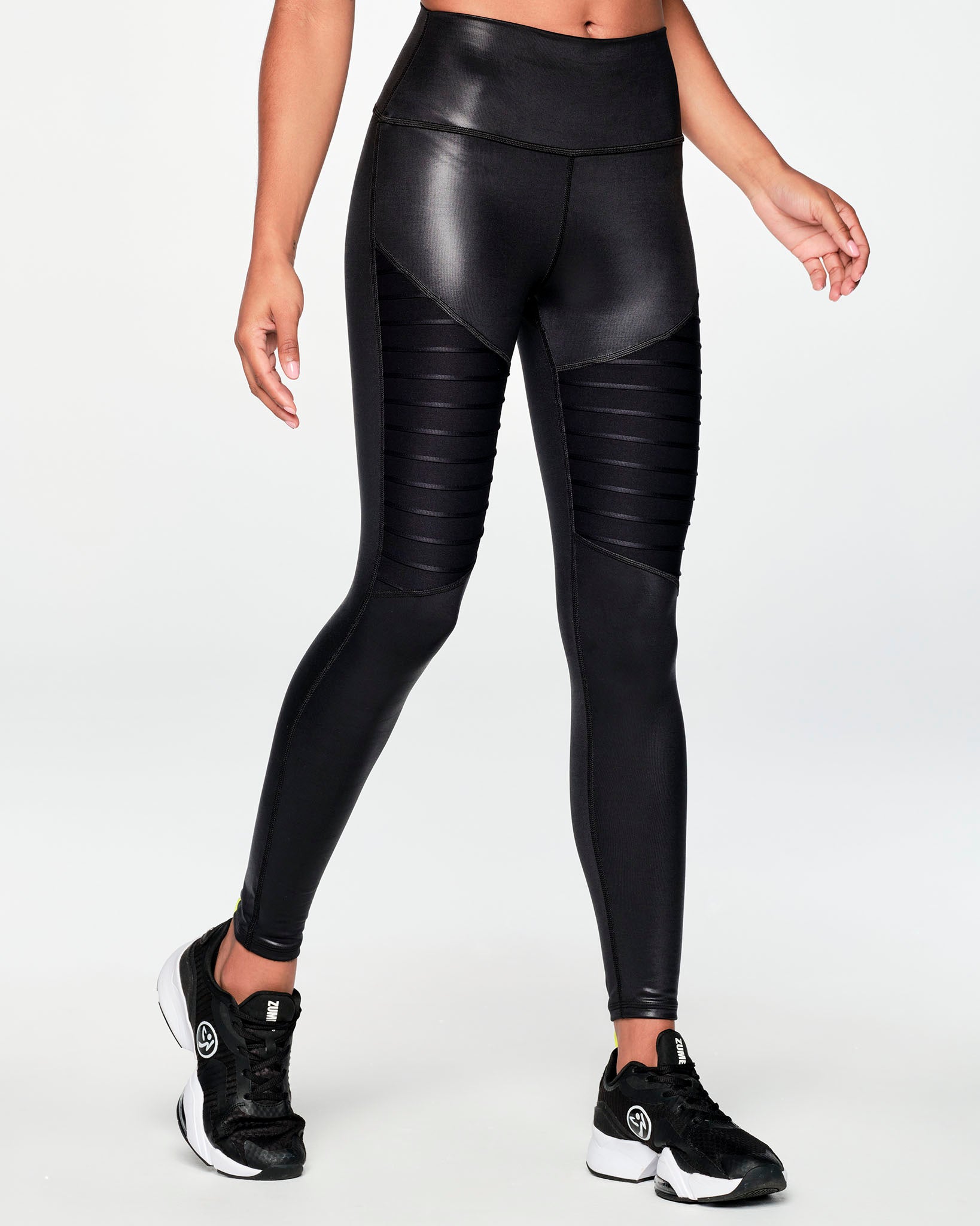 Zumba High Waisted Motto Ankle Leggings
