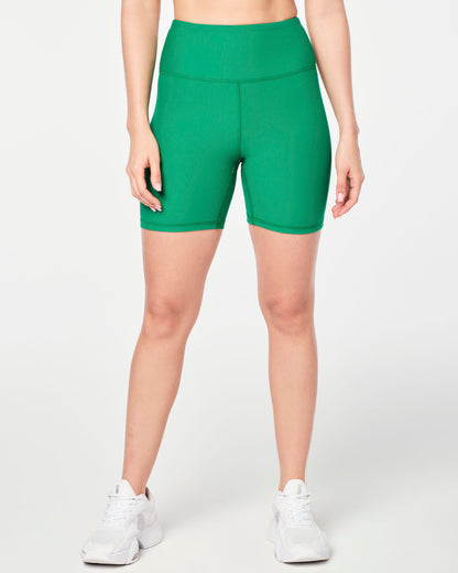 Zumba Prep High Waisted Rib Biker Shorts