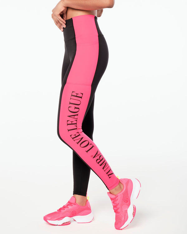 Zumba Prep High Waisted Ankle Leggings - Bold Black