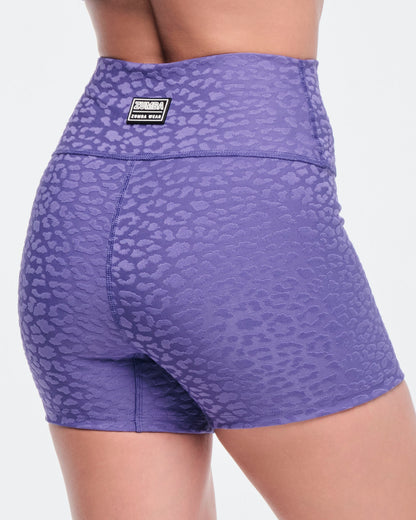 Funscape High Waisted Biker Shorts - Purple Pop