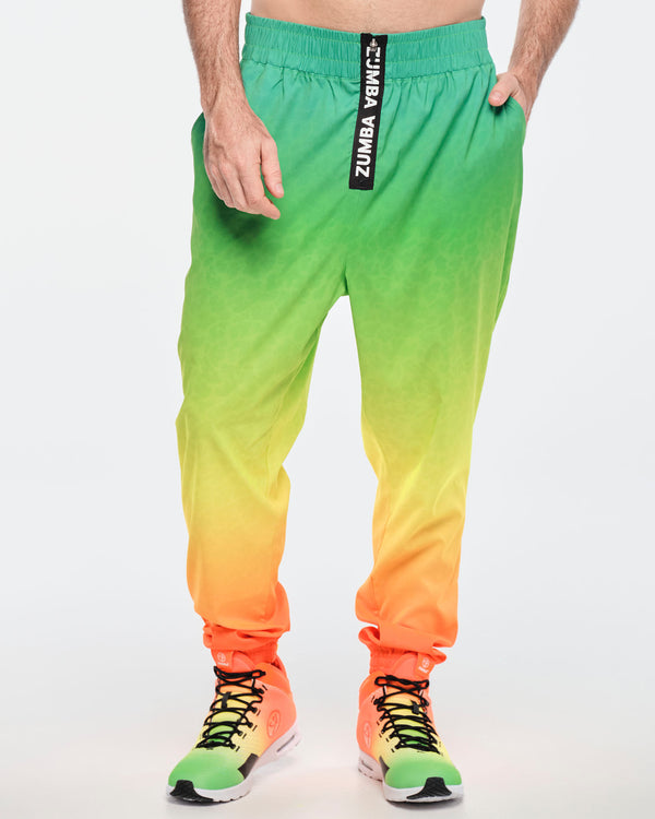 Funscape High Waisted Zip Front Track Pants