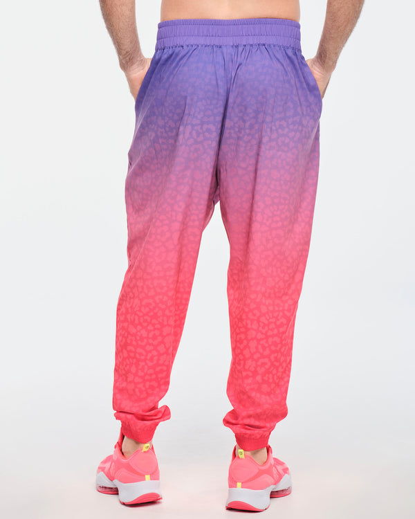 Funscape High Waisted Zip Front Track Pants