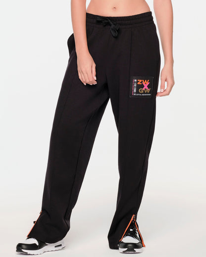 ZW X GW Wide Leg Sweatpants With Side Panel