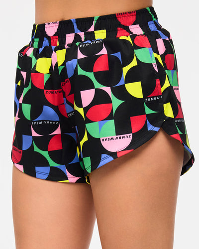 Zumba Haus Curved Running Shorts