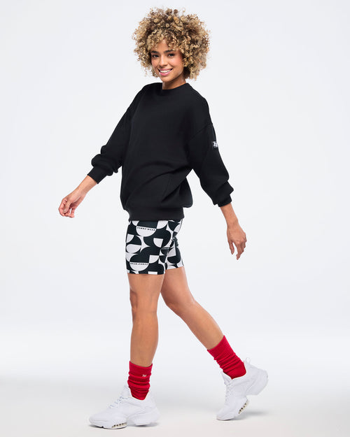 Zumba Haus Oversized Waffle Sweatshirt