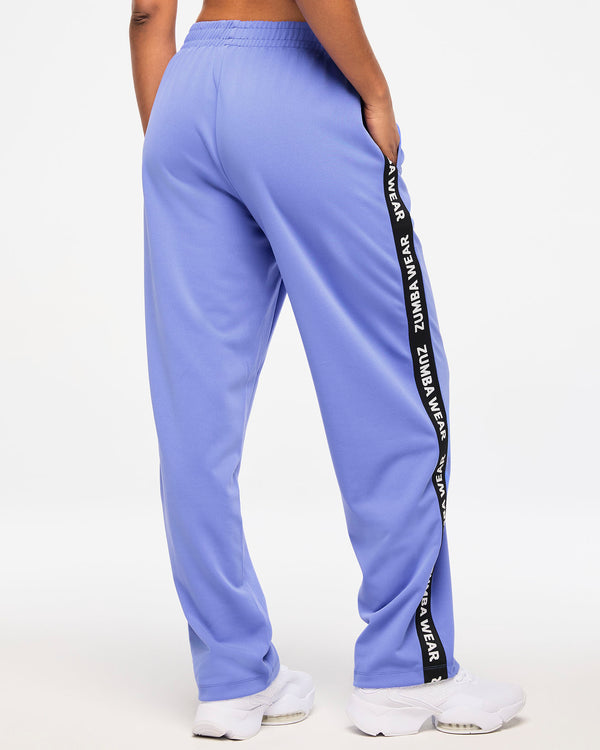 Zumba Haus Straight Leg Track Pants - Purple