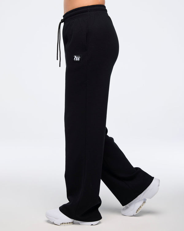 Zumba Haus Straight Leg Knit Waffle Pants