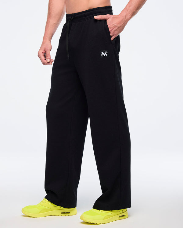 Zumba Haus Straight Leg Knit Waffle Pants