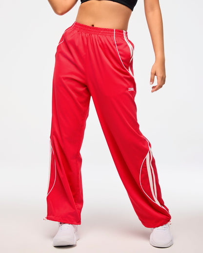 Zumba Haus Curvy Woven Track Pants