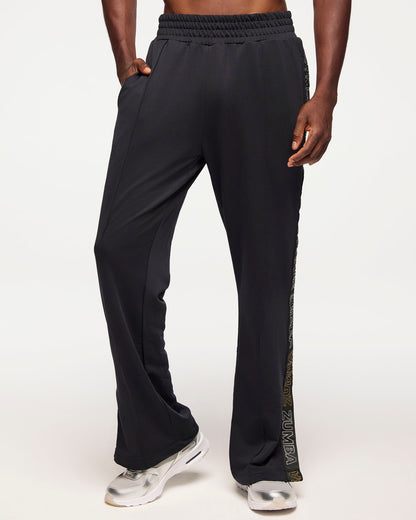 Zumba Runway Track Pants With Side Snaps