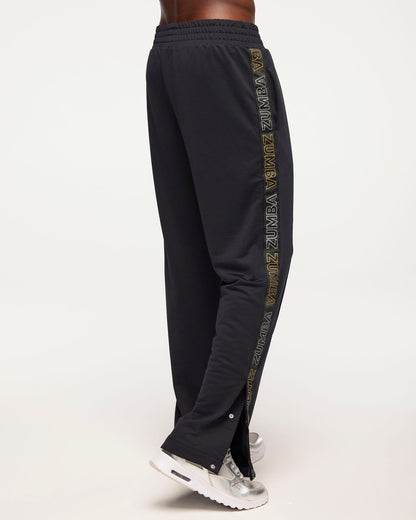 Zumba Runway Track Pants With Side Snaps