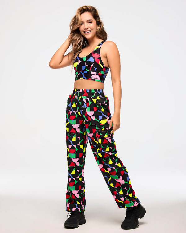 Zumba Haus Cargo Pants With Bungee Details