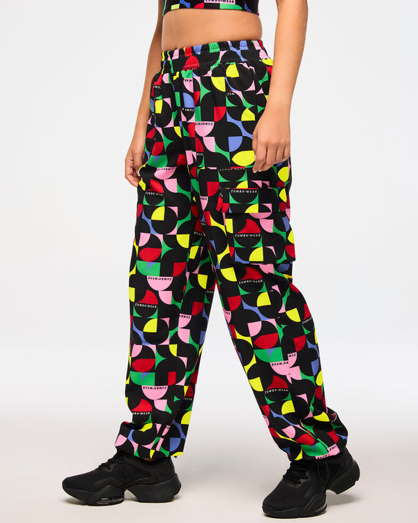 Zumba Haus Cargo Pants With Bungee Details