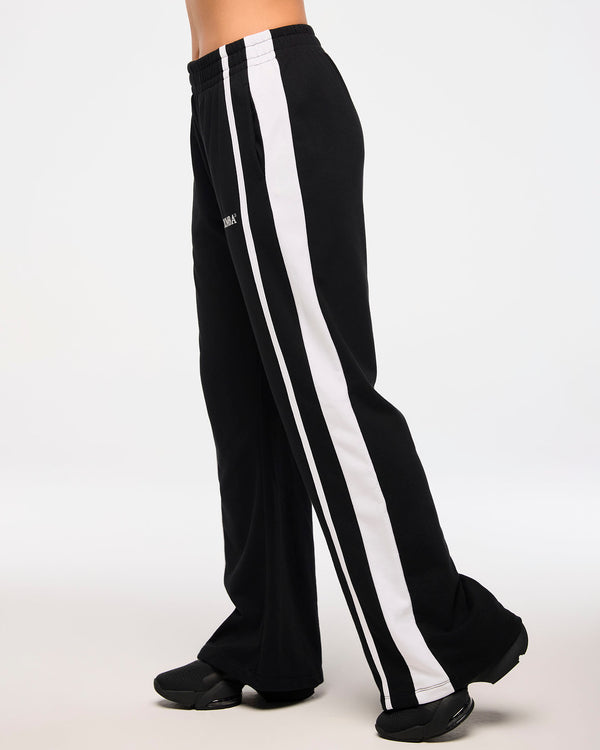 Zumba Haus Wide Leg Sweatpants With Side Panel