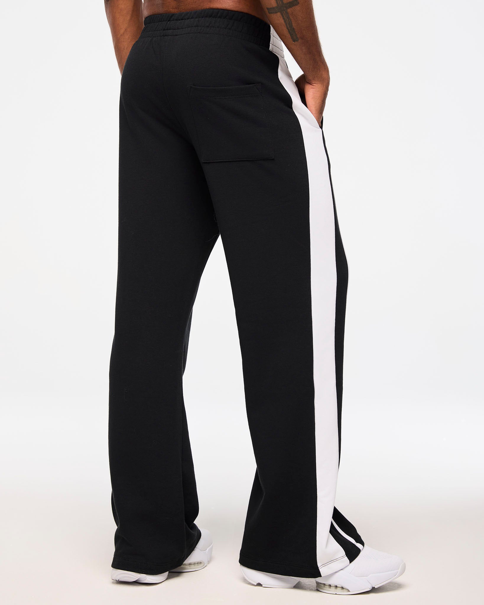 Chic Lifestyle Stripe Wide Leg Pants - Khaki | Bar T Boutique LLC