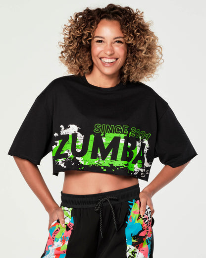 Zumba Since 2001 Crop Top