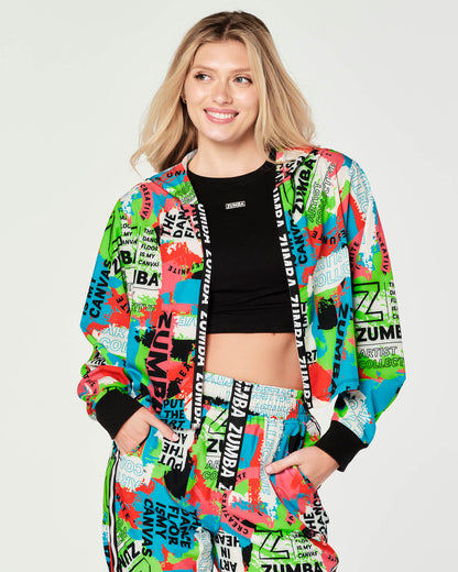 Free To Create Zip-Up Crop Jacket