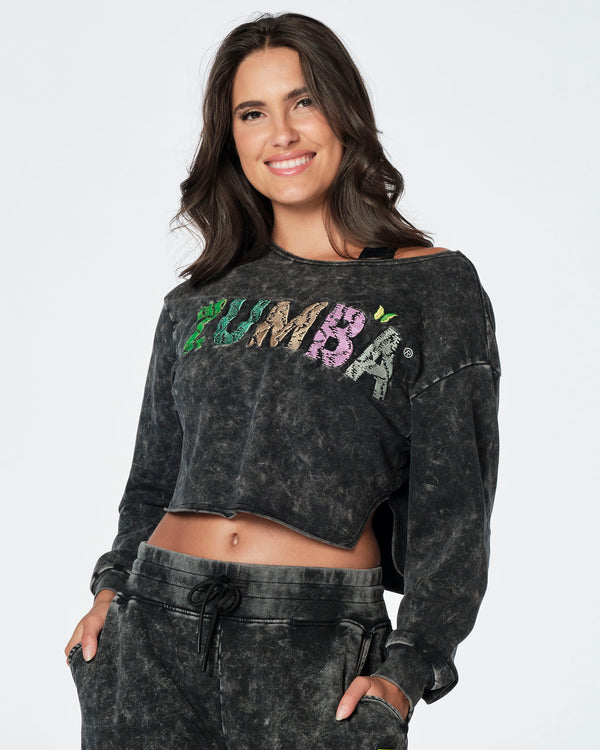 Zumba Transform Crop Sweatshirt