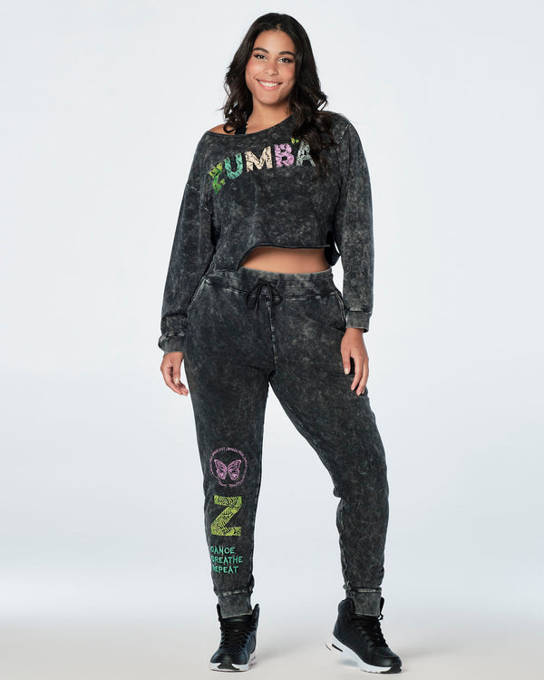 Zumba Transform Crop Sweatshirt