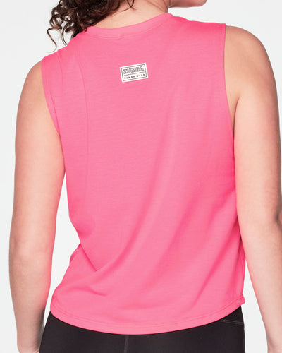 Zumba Bright Loose Crop Tank