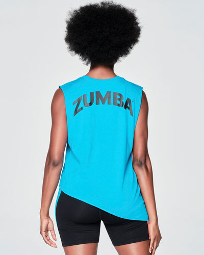 Zumba Coastal Club Asymmetrical Tank