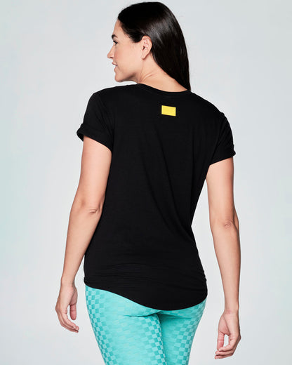 Zumba Beach Bash Front Tie Tee