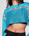 Zumba Paradise Long Sleeve Crop Top