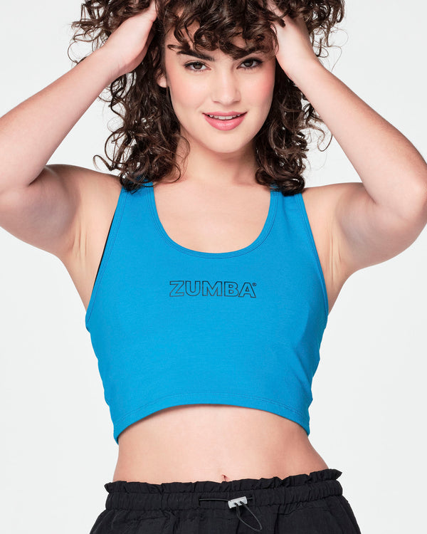 Zumba Vibrant Crop Racerback