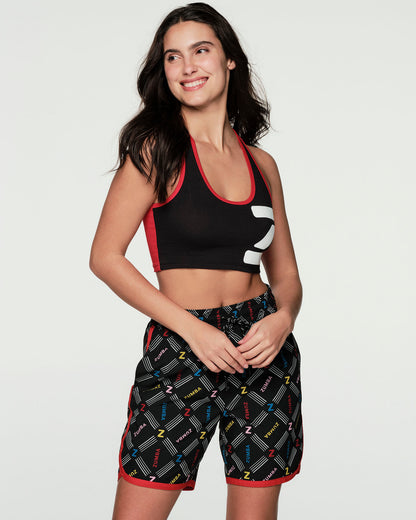 Bold Beat Crop Racerback