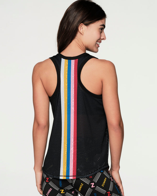 Retro Zumba Mesh Tank