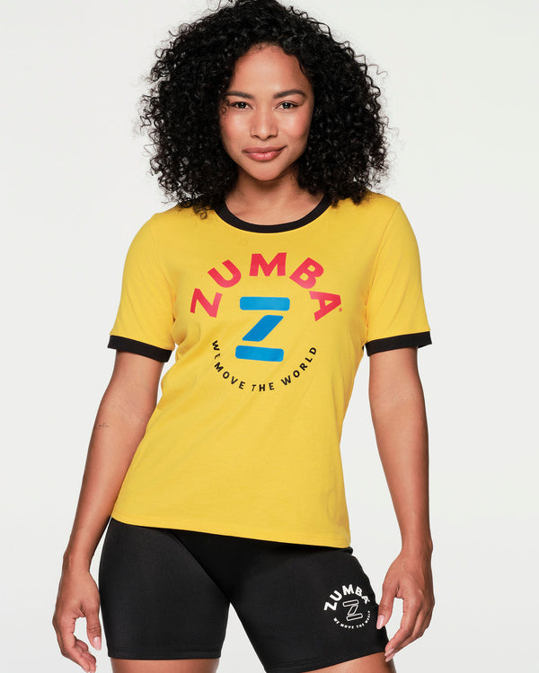 Zumba Retro Ringer Tee