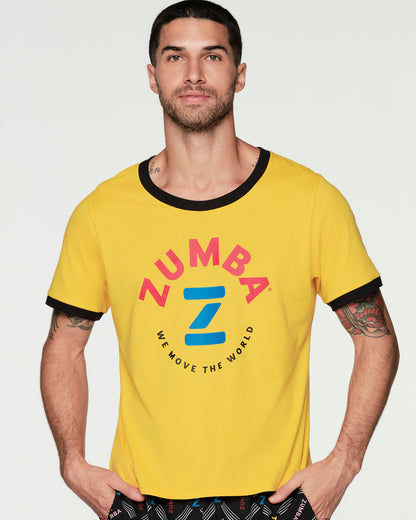 Zumba Retro Ringer Tee